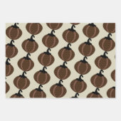 Halloween Pompoenen Boho Inpakpapier Vellen (Voorkant)