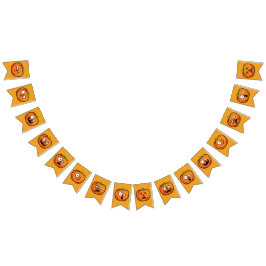 Halloween pompoenen bounting banner