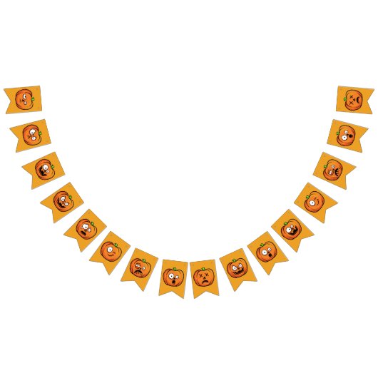 Halloween pompoenen bounting banner (Alle)