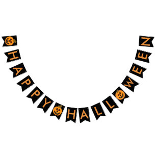 Halloween pompoenen Bunting Banner