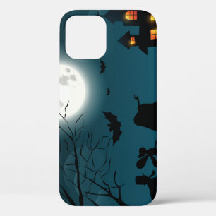 Halloween Pompoenen: Donker Kasteel Blauwe Maan Case-Mate iPhone Case