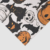 Halloween pompoenen en monsters tissuepapier (Detail)