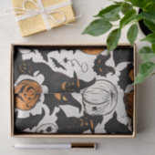 Halloween pompoenen en monsters tissuepapier (Geschenk)