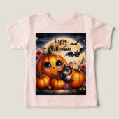 Halloween pompoenen en vleermuizen (Design voorkant)