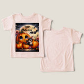 Halloween pompoenen en vleermuizen (Ontwerp Voorkant & Achterkant)