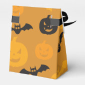 Halloween pompoenen en vleermuizen bedankdoosjes (Achterkant)