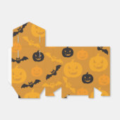 Halloween pompoenen en vleermuizen bedankdoosjes (Uitgevouwen)