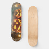 Halloween pompoenen en vleermuizen persoonlijk skateboard (Voorkant)