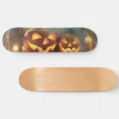 Halloween pompoenen en vleermuizen persoonlijk skateboard (Horizontaal)