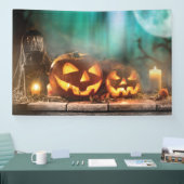 Halloween pompoenen en vleermuizen spandoek (Beurs)