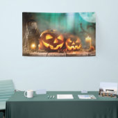 Halloween pompoenen en vleermuizen spandoek (Beurs)