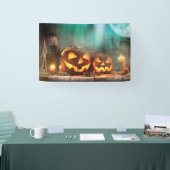 Halloween pompoenen en vleermuizen spandoek (Beurs)