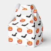 Halloween pompoenen en vleermuizen, Trick or treat Bedankdoosjes (Achterkant)