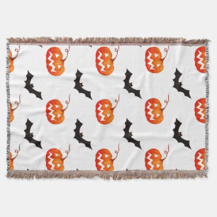 Halloween pompoenen en vleermuizen, Trick or treat Deken