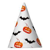 Halloween pompoenen en vleermuizen, Trick or treat Feesthoedjes (Rechts)