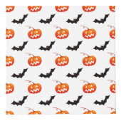 Halloween pompoenen en vleermuizen, Trick or treat Kubus (Voorkant)