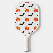 Halloween pompoenen en vleermuizen, Trick or treat Pickleball Paddle (Voorkant)