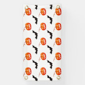 Halloween pompoenen en vleermuizen, Trick or treat Spandoek (Verticaal)