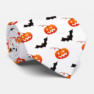 Halloween pompoenen en vleermuizen, Trick or treat Stropdas