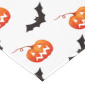 Halloween pompoenen en vleermuizen, Trick or treat Tafelkleed (Gekanteld)