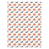 Halloween pompoenen en vleermuizen, Trick or treat Tafelkleed (Voorkant)