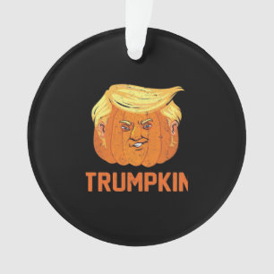 Halloween pompoenen Funny Trumpkin Ornament