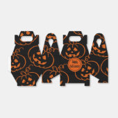 Halloween Pompoenen Gable Favor Box Bedankdoosjes (Uitgevouwen)