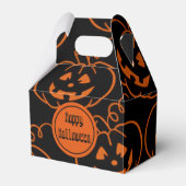 Halloween Pompoenen Gable Favor Box Bedankdoosjes (Voorkant Zijde)