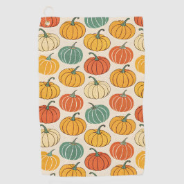 Halloween Pompoenen Golfhanddoek