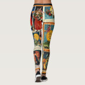  Halloween pompoenen heks Trick or treat Leggings (Achterkant)