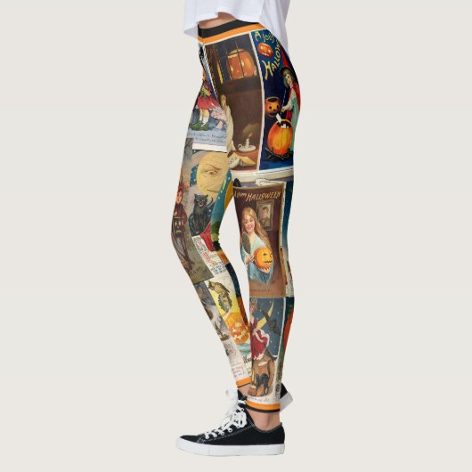  Halloween pompoenen heks Trick or treat Leggings (Links)