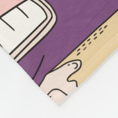 Halloween pompoenen, hekserig naadloos patroon. fleece deken (Hoek)