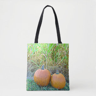 Halloween Pompoenen Herfsttas Tote Bag