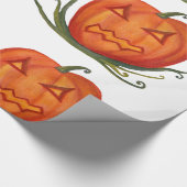 Halloween pompoenen inpakpapier (Hoek)