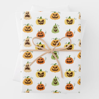 Halloween Pompoenen Inpakpapier  Vel