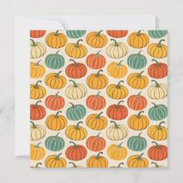 Halloween Pompoenen Kaart