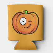 Halloween pompoenen koelbox 1 blikjeskoeler (Achterkant)