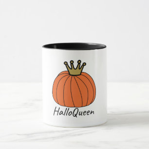 Halloween Pompoenen Koningin Halloqueen Mok