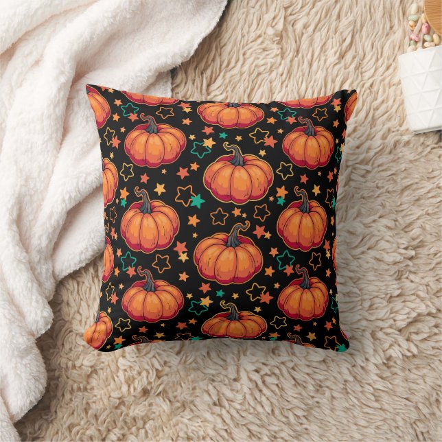 Halloween pompoenen kussen (Deken)