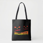 HALLOWEEN POMPOENEN LACHEN IN HET DONKER TOTE BAG (Voorkant)