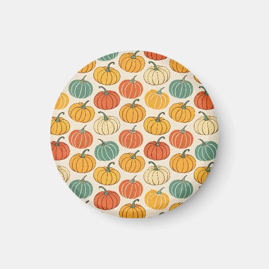 Halloween Pompoenen Magneet (Voorkant)