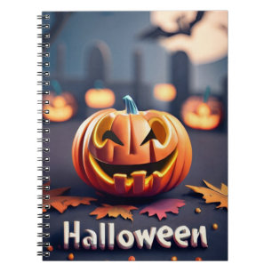 Halloween pompoenen Notitieboek