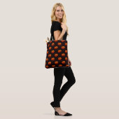 Halloween pompoenen, Oranje pompoenen Trick or tre Tote Bag (Op model)