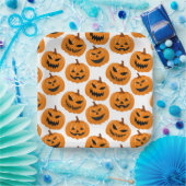 Halloween pompoenen papier Borden Papieren Bordje (Feest)