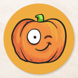 Halloween Pompoenen papier onderzetters 6