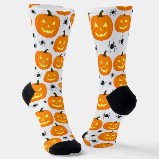 Halloween Pompoenen Parade Sokken (Gebogen)