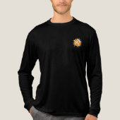 Halloween Pompoenen Parade Tri-Blend Shirt (Voorkant volledig)