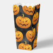 Halloween Pompoenen Popcorn Bedankdoosjes (Voorkant)