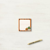 Halloween Pompoenen Post-it® Notes (Op bureau)