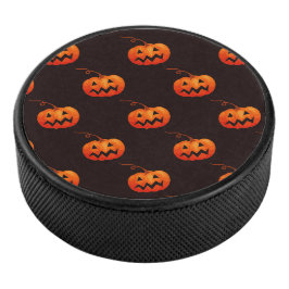 Halloween Pompoenen, Sinaasappelkleurige Pompoenen Hockey Puck